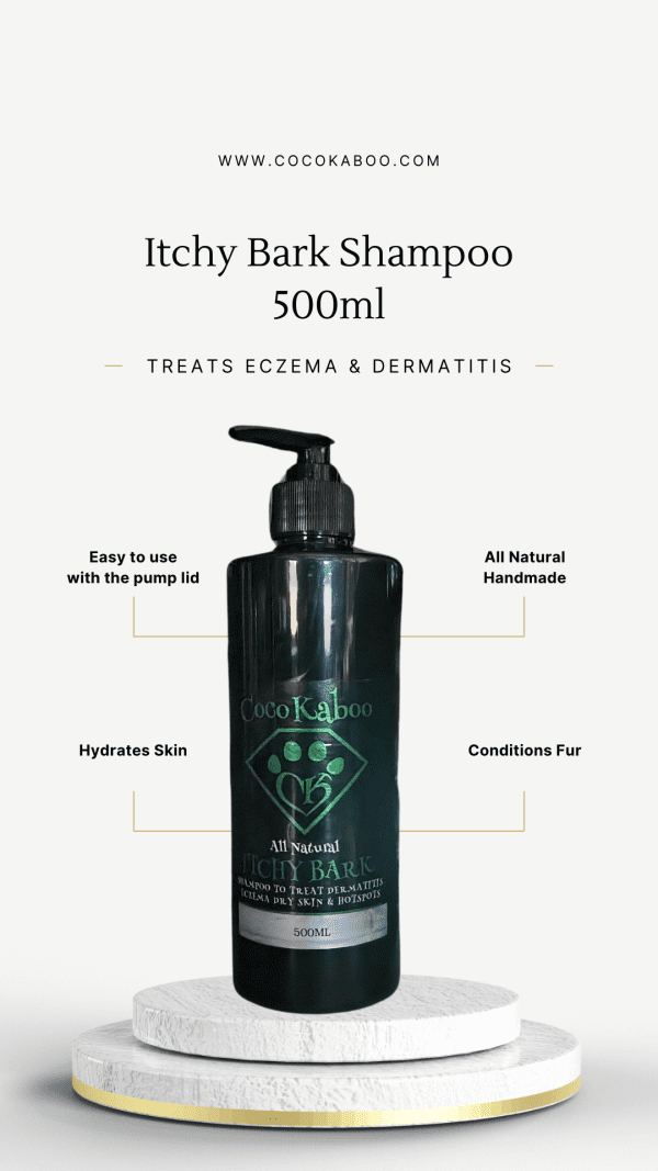 500ml Itchy Bark Shampoo Bottle